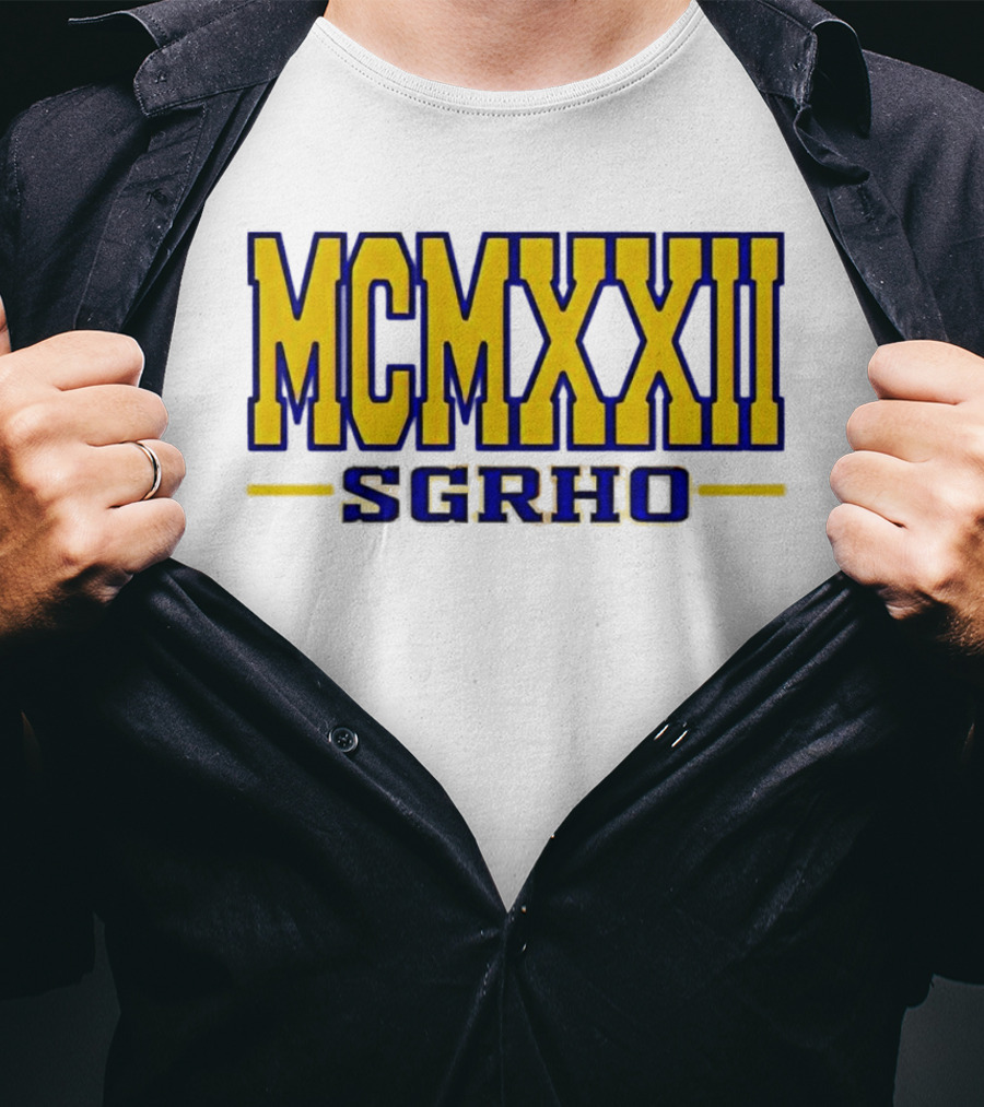 MCMXXII SGRHO Sigma Gamma Rho Sorority Founding Year T-Shirt
