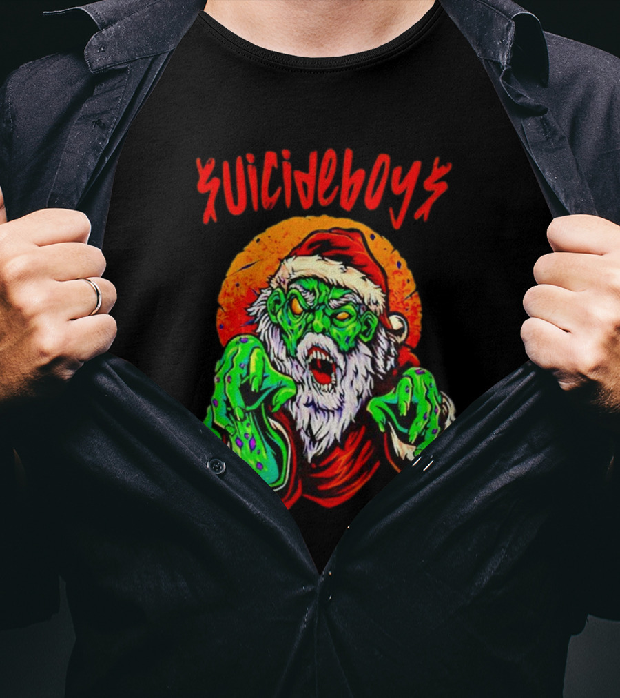 Suicideboys Zombie Santa Christmas Horror T-Shirt
