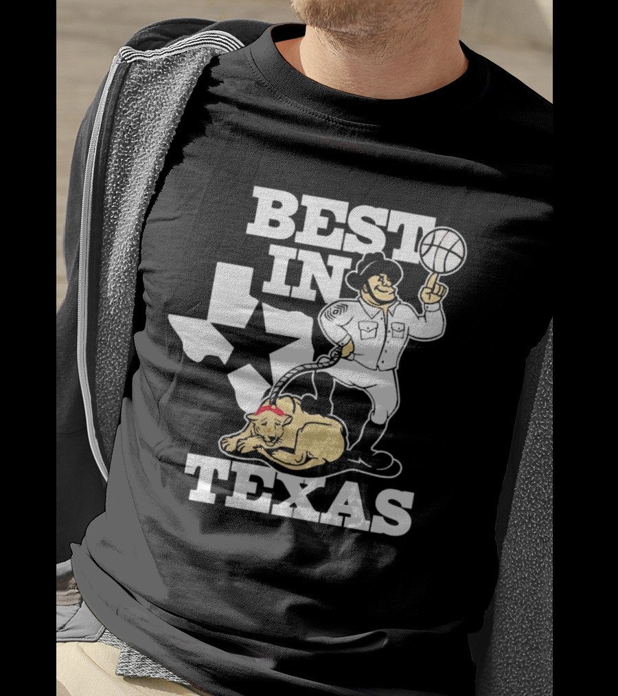 Best IN Texas Basketball Star Cowboy And Panther T-Shirt