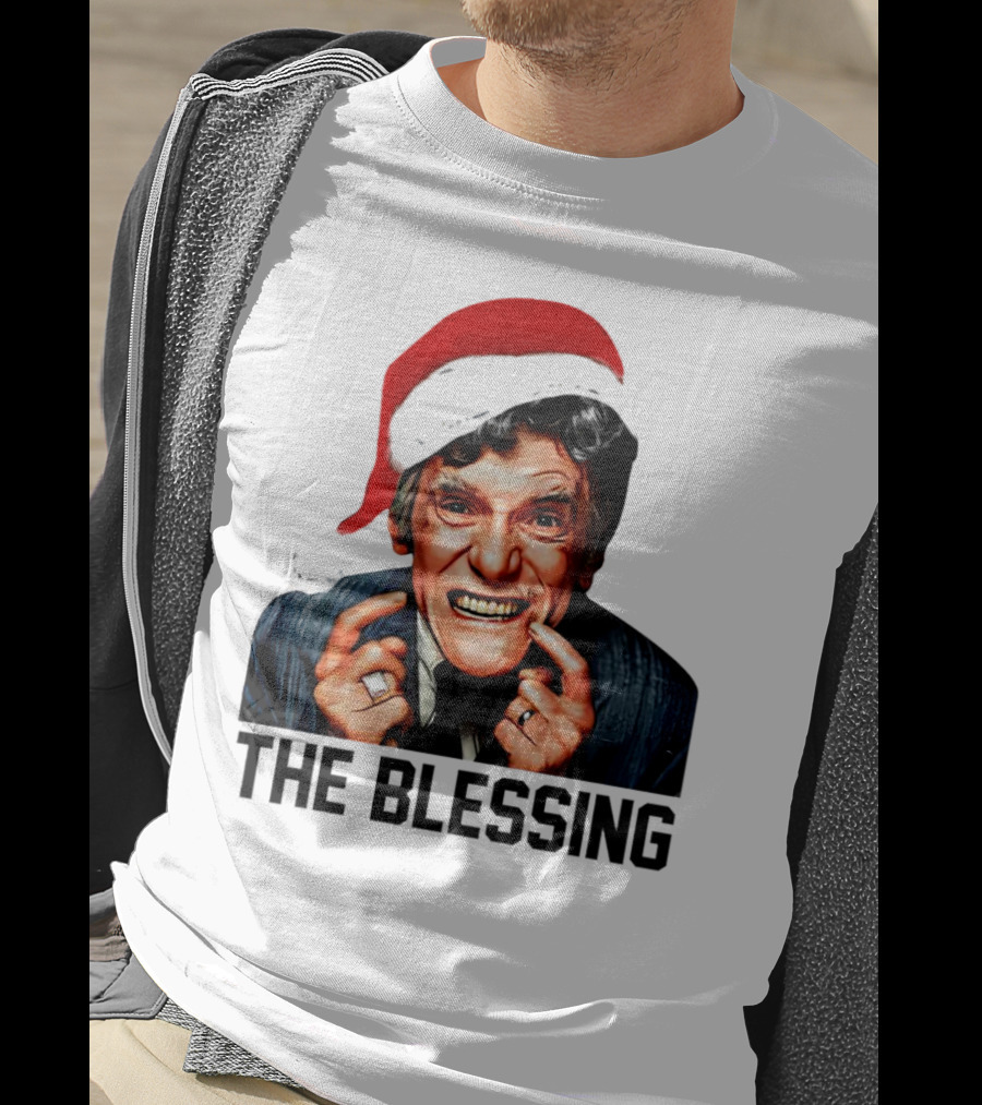 The Blessing Uncle Lewis Christmas Vacation Santa Hat T-Shirt