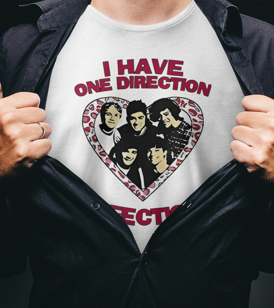 One Direction Infection Heart Fan T-Shirt