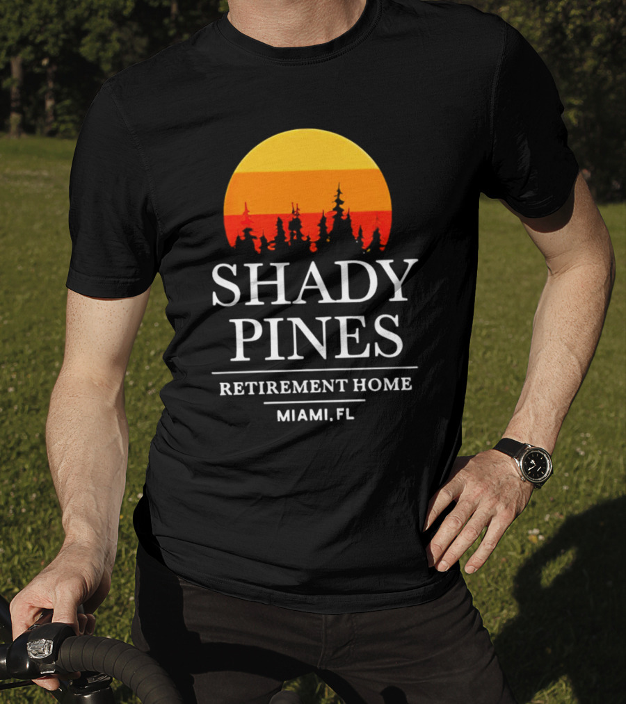 Shady Pines Retirement Home Miami FL Sunset T-Shirt
