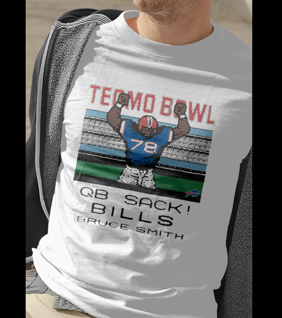 Tecmo Bowl QB Sack 78 Bills Bruce Smith T-Shirt