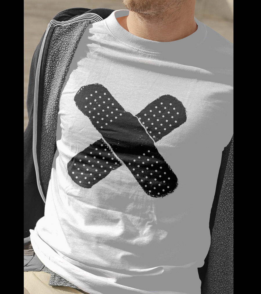 The First Time Band-Aid Kid Laroi Style Cross Bandaid T-Shirt