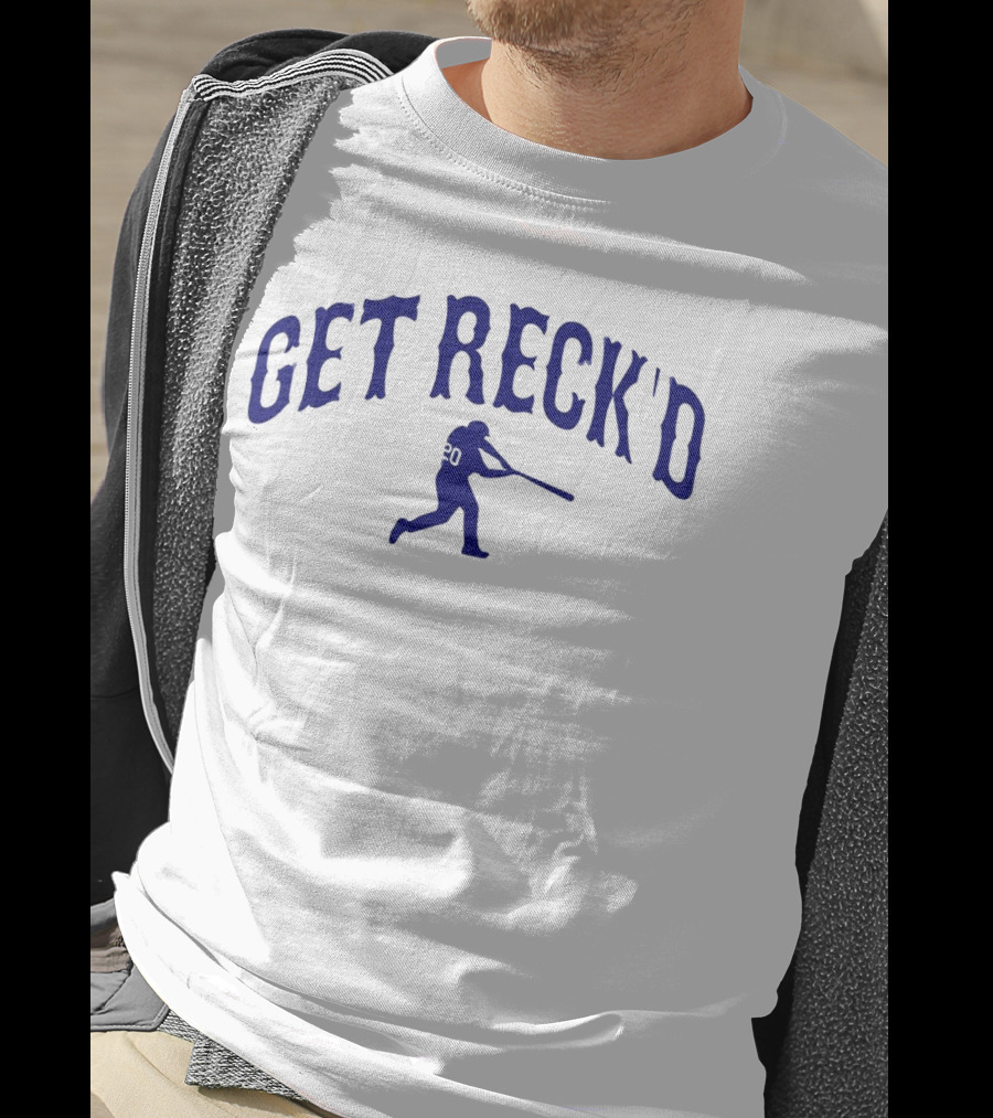 Get Reck'd Baseball 20 Autograph Player Swing T-Shirt
