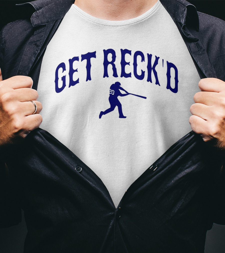 Get Reck'd Baseball 20 Autograph Player Swing T-Shirt