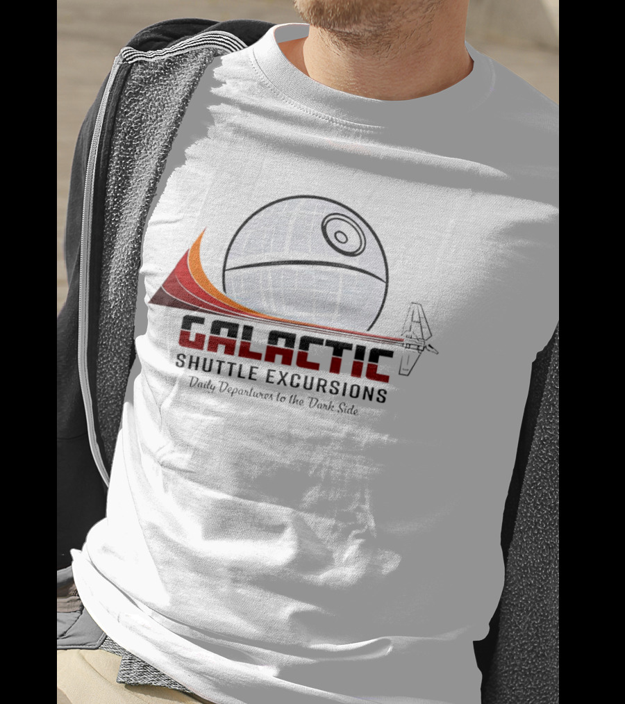 Galactic Shuttle Excursions Daily Departures To The Dark Side Star Wars T-Shirt