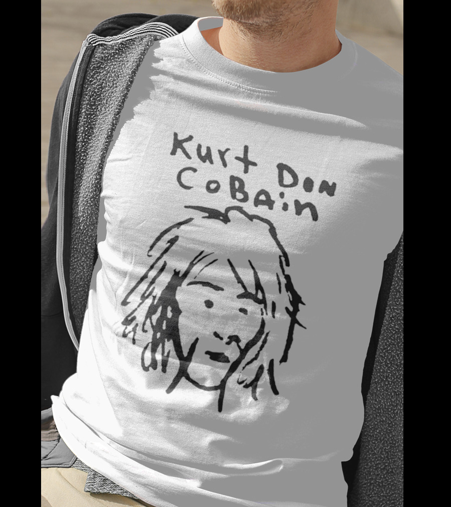 Kurt Don Cobain Draw T-Shirt