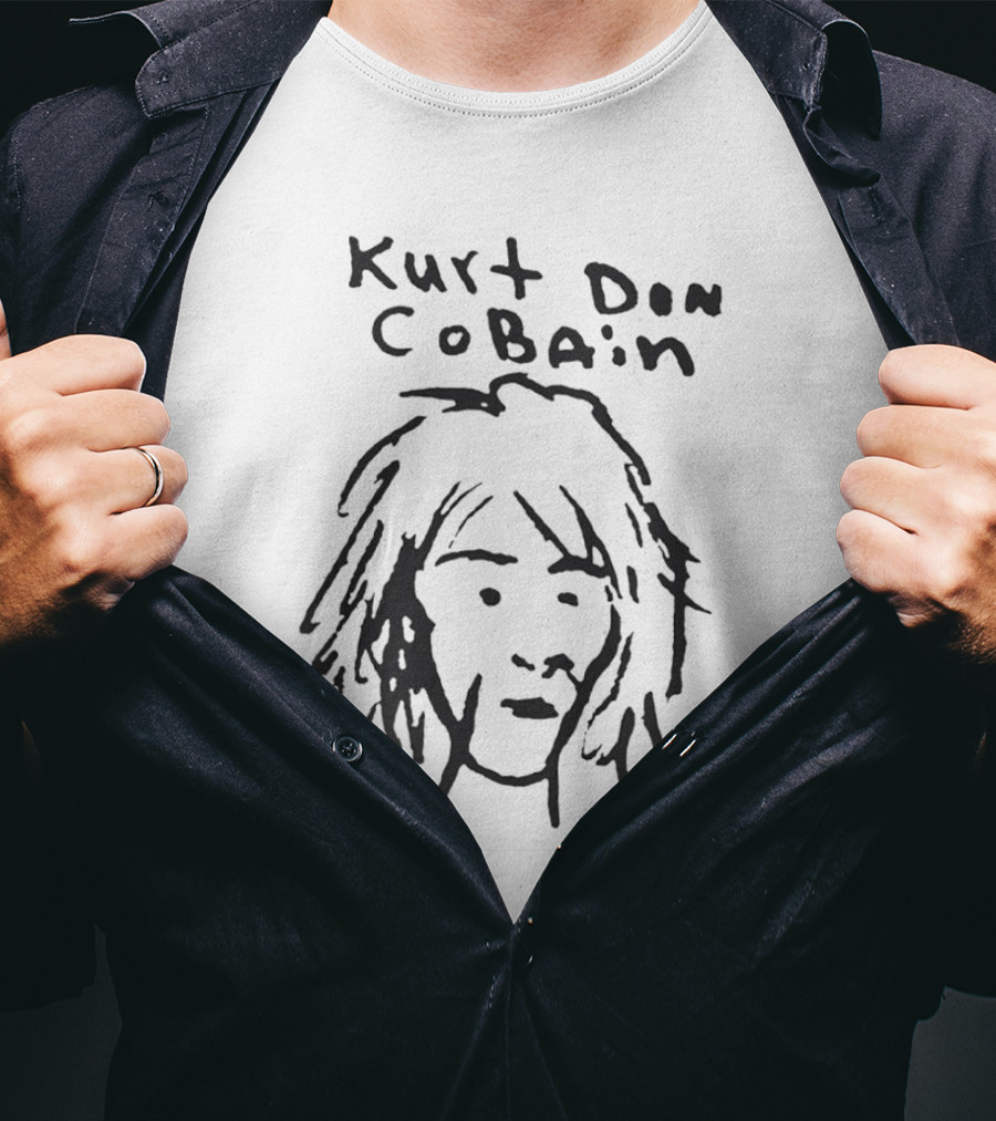 Kurt Don Cobain Draw T-Shirt