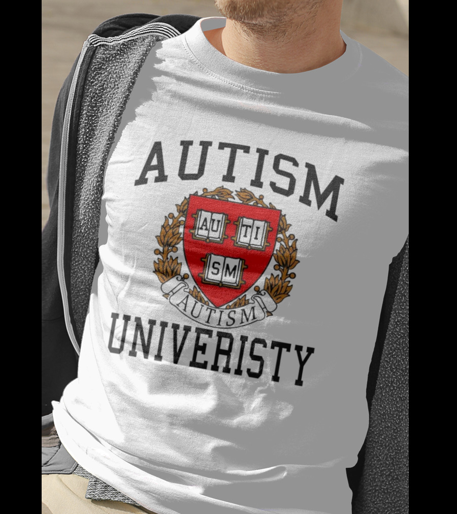 Autism University Autism Crest Logo T-Shirt