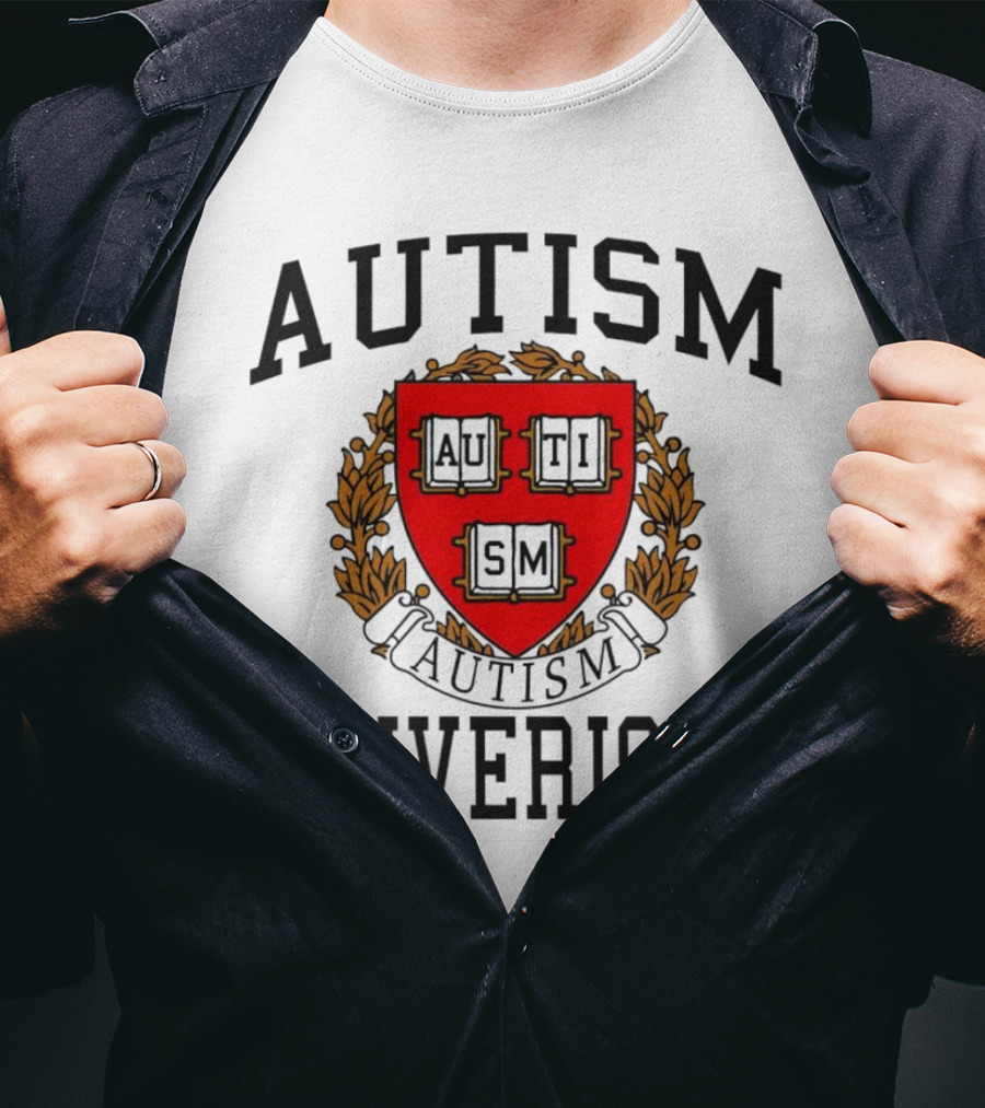 Autism University Autism Crest Logo T-Shirt