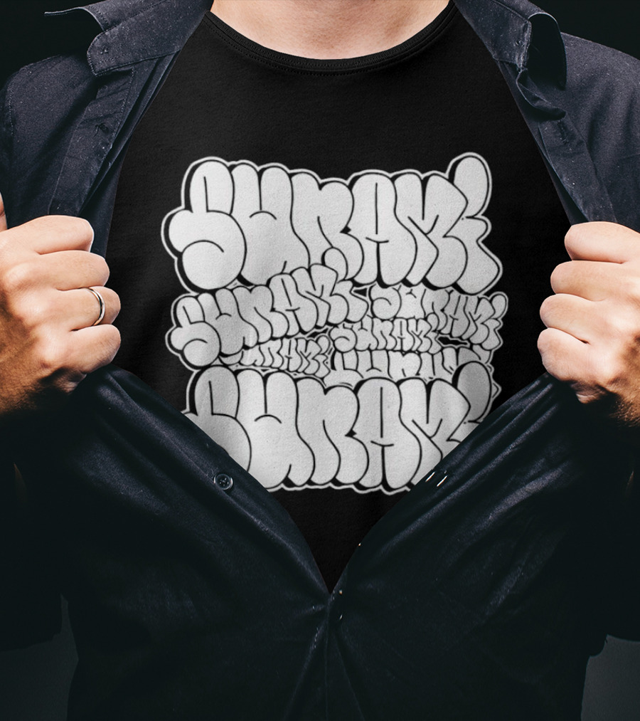 Sunami Cold Cuts Stacked Text T-Shirt