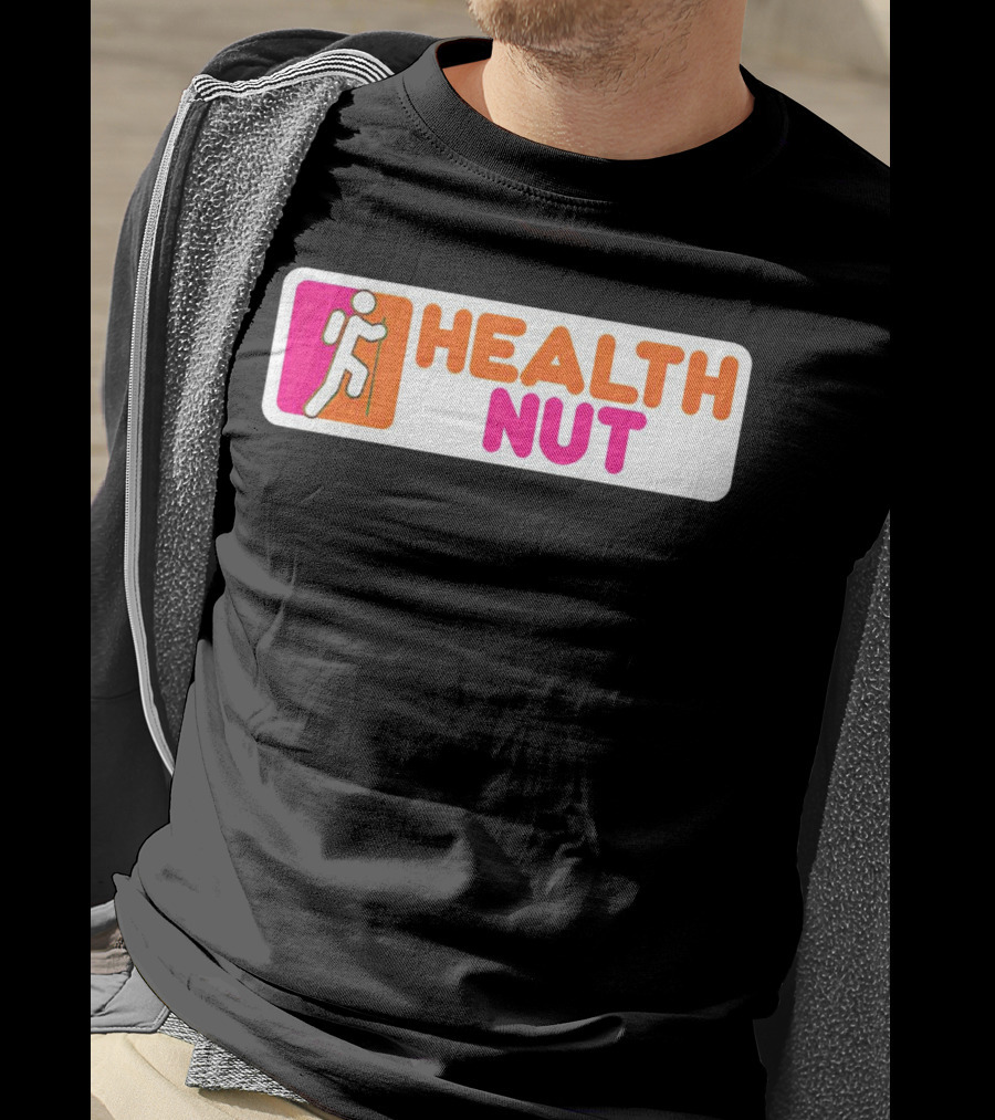 Health Nut Dunkin’ Donuts Logo Mashup T-Shirt