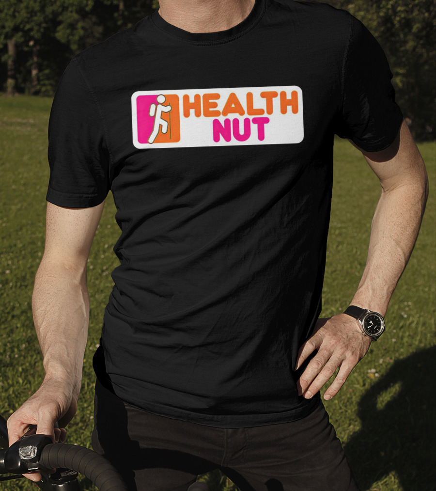 Health Nut Dunkin’ Donuts Logo Mashup T-Shirt