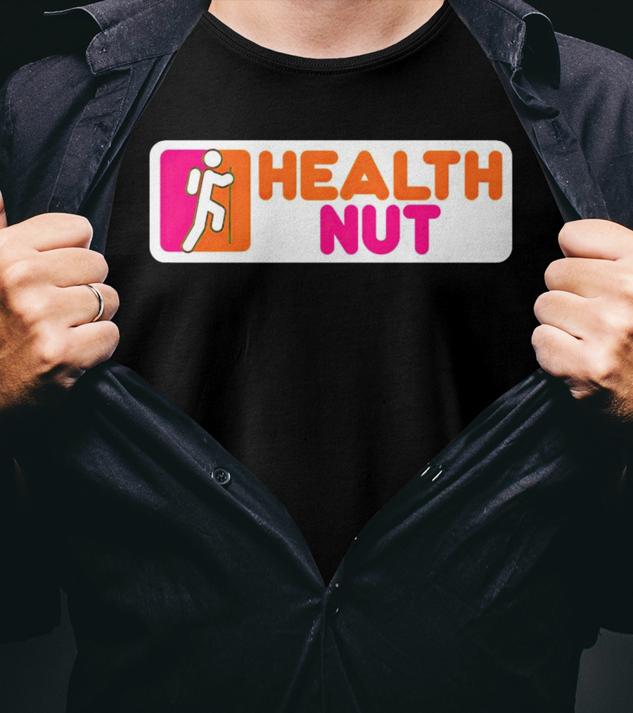 Health Nut Dunkin’ Donuts Logo Mashup T-Shirt