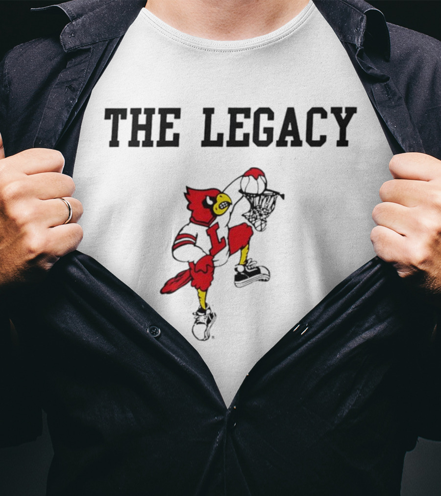 The Legacy Louisville Cardinals Dunking Bird T-Shirt