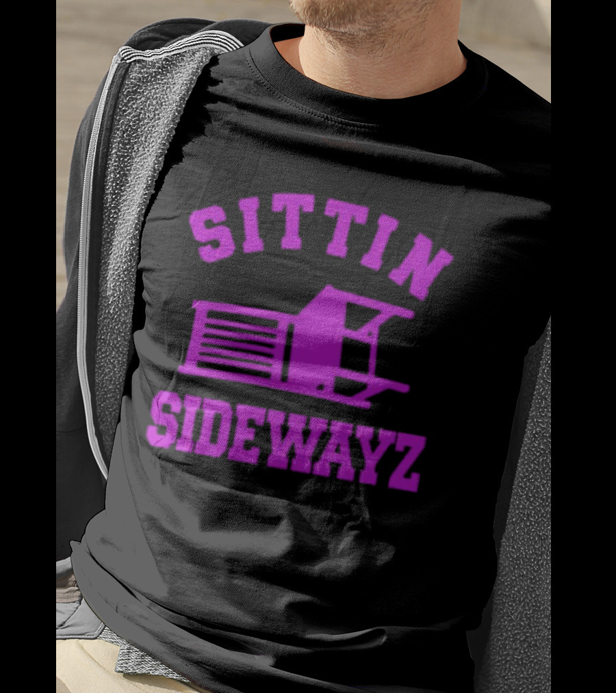 Sittin’ Sidewayz Purple Chair T-Shirt