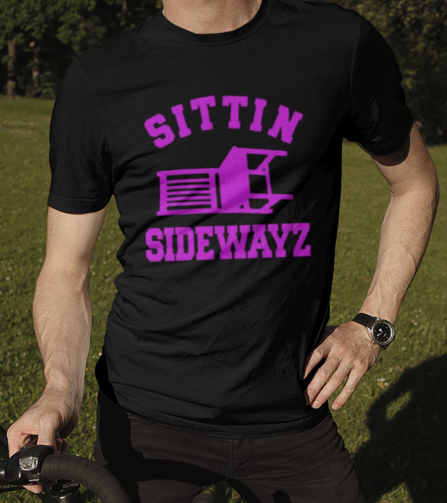 Sittin’ Sidewayz Purple Chair T-Shirt