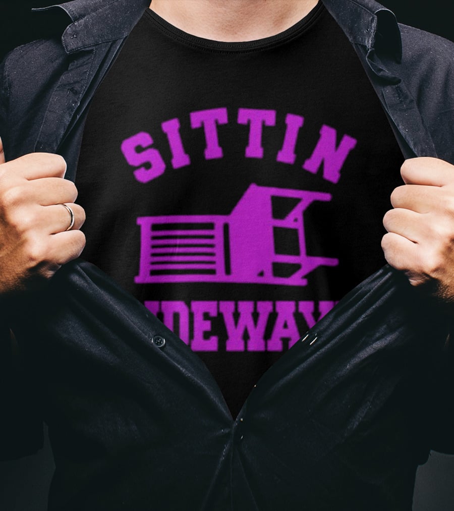 Sittin’ Sidewayz Purple Chair T-Shirt
