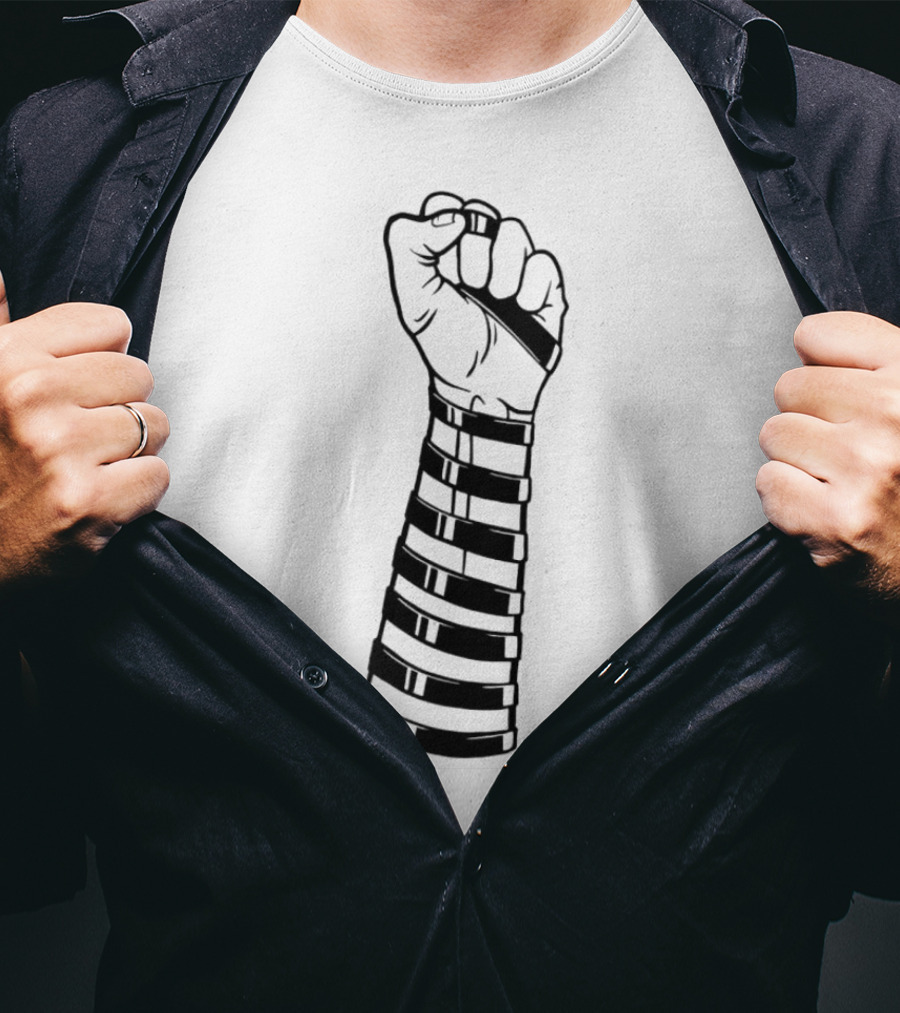 Strapped Fist With Black Bands Iconic T-Shirt