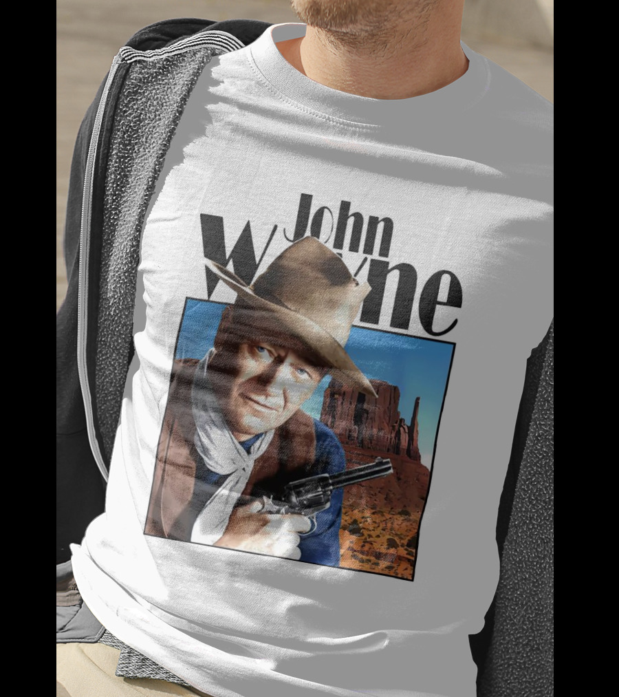 John Wayne Cowboy Western Movie Legend T-Shirt