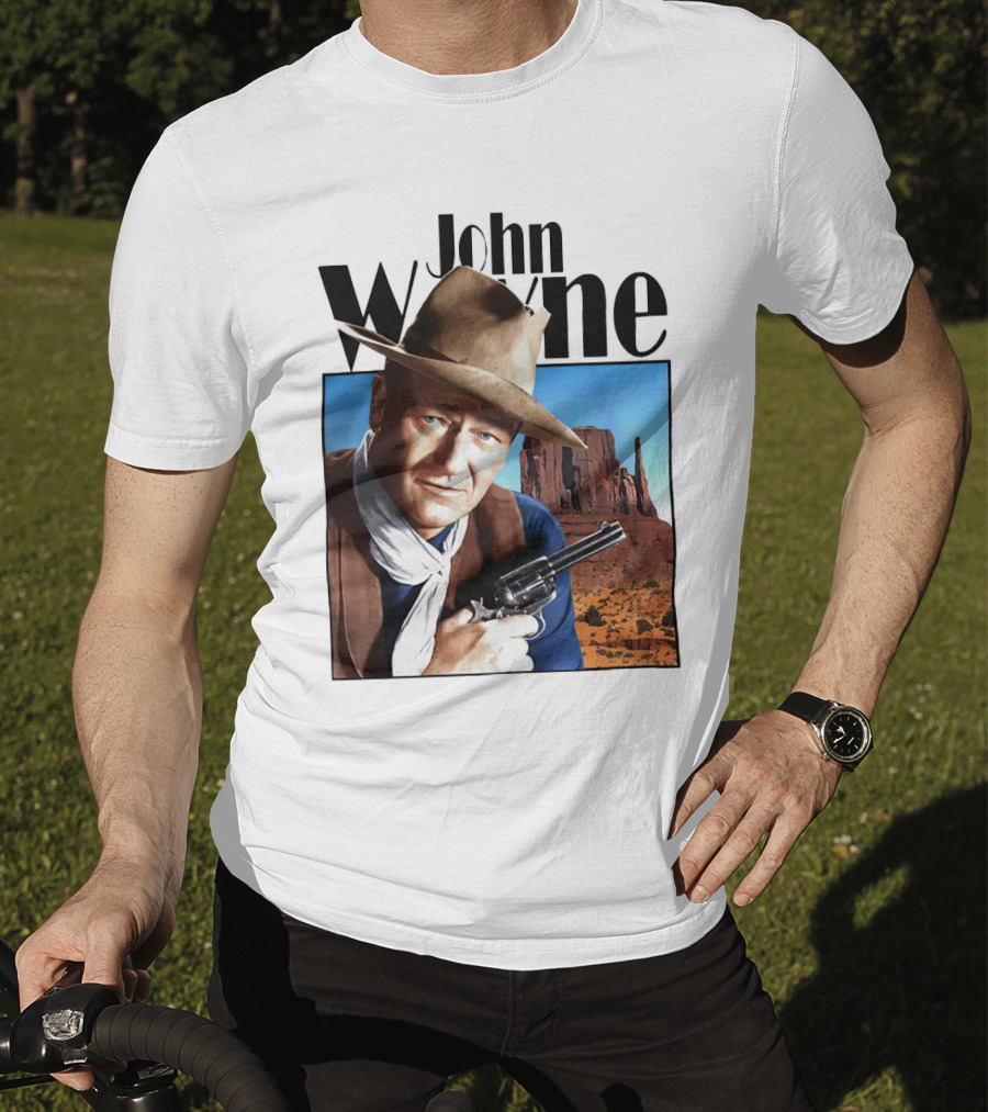 John Wayne Cowboy Western Movie Legend T-Shirt