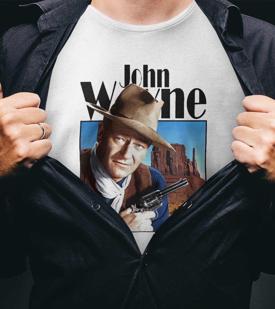 John Wayne Cowboy Western Movie Legend T-Shirt