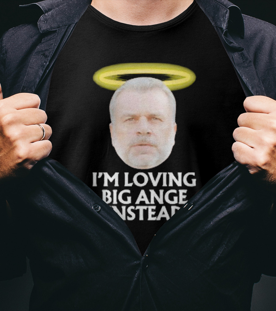 I'm Loving Big Ange Instead Halo Winged Head T-Shirt