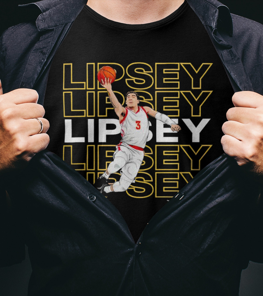 LIPSEY Iowa State Cyclones Men's Basketball Player T-Shirt