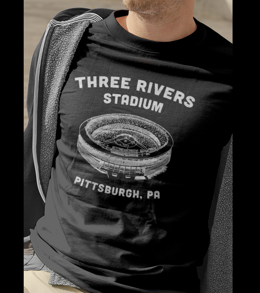 Three Rivers Stadium Pittsburgh PA Baseball T-Shirt
