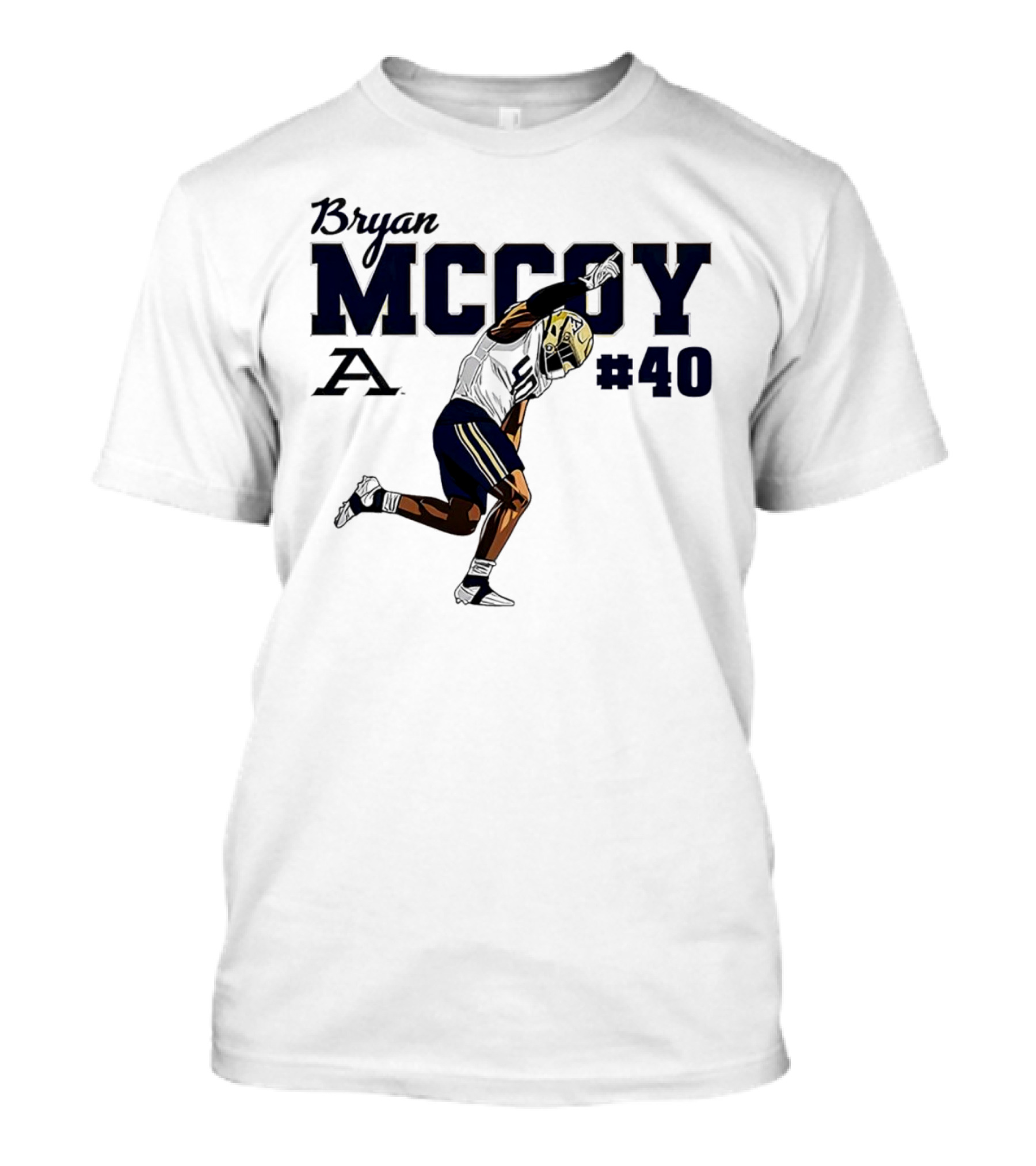 Bryan McCoy Akron Zips #40 NCAA Football T-Shirt