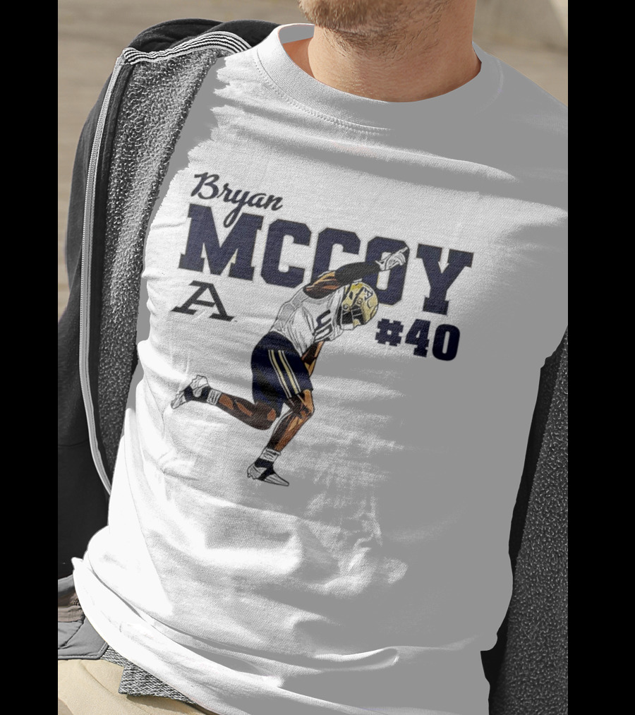 Bryan McCoy Akron Zips #40 NCAA Football T-Shirt