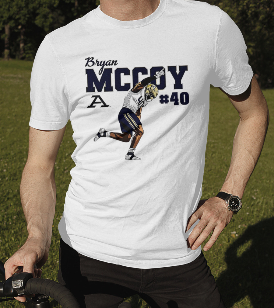 Bryan McCoy Akron Zips #40 NCAA Football T-Shirt