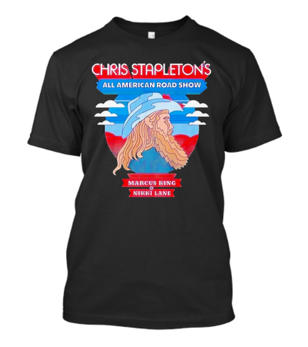Chris Stapleton's All American Road Show 2024 Marcus King Nikki Lane T-Shirt