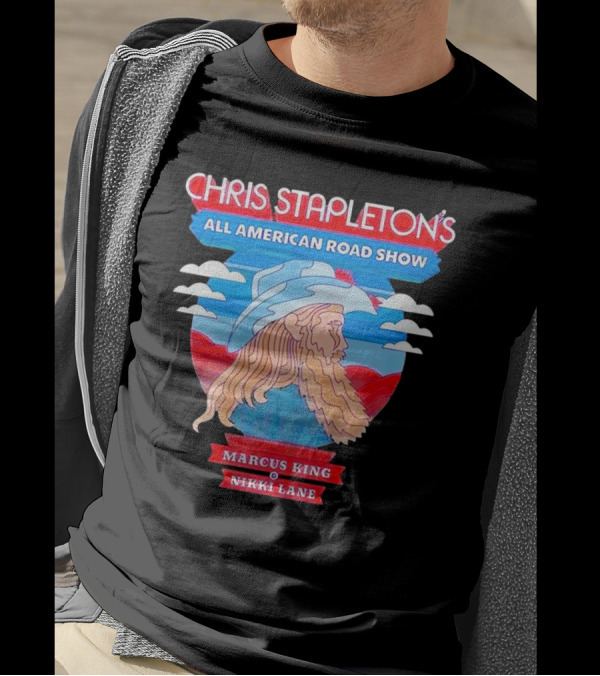 Chris Stapleton's All American Road Show 2024 Marcus King Nikki Lane T-Shirt