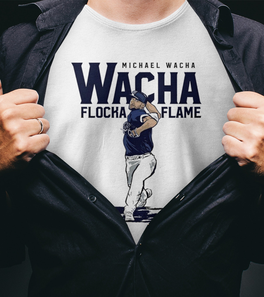 Michael Wacha Flocka Flame Pitching Baseball Kansas City Royals T-Shirt
