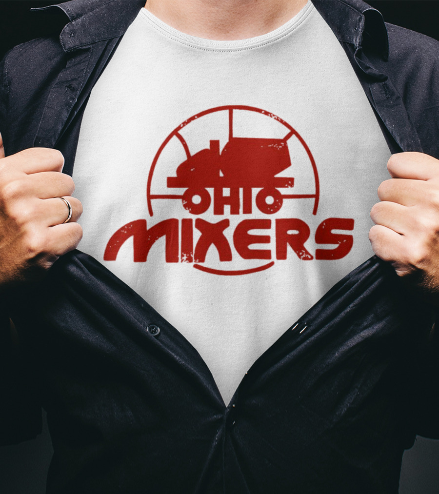 Ohio Mixers Basketball Concrete Truck T-Shirt