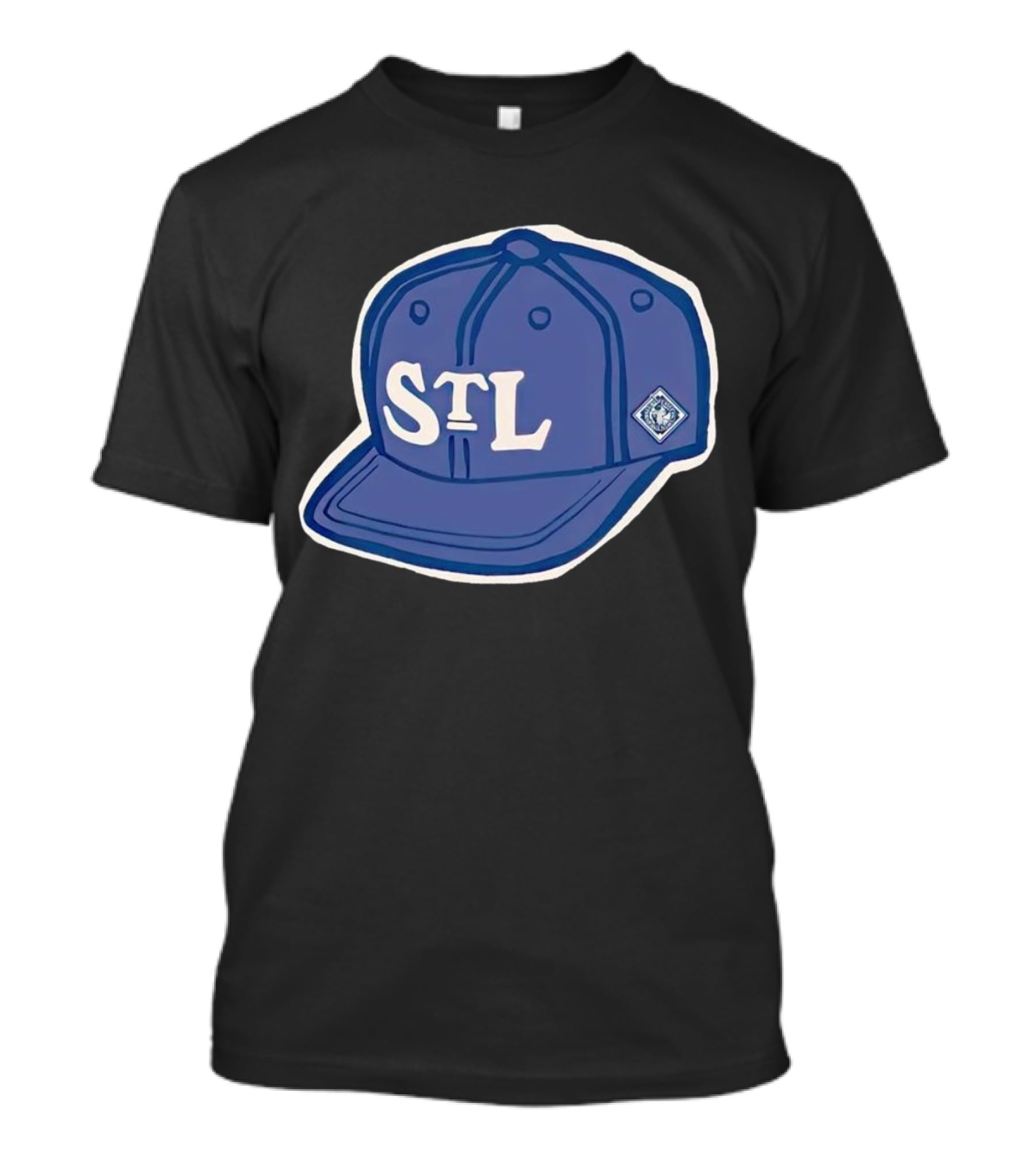 St. Louis Stars STL Negro Leagues Baseball Cap Insignia T-Shirt
