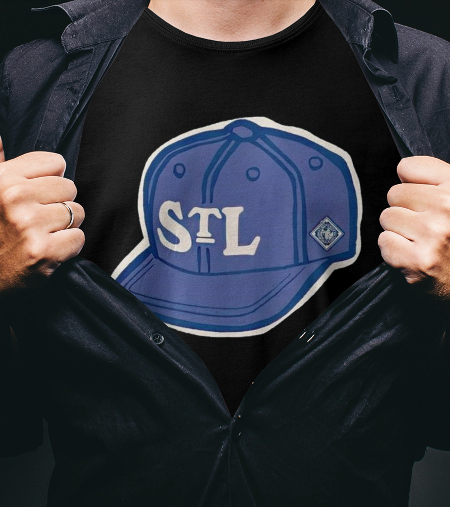 St. Louis Stars STL Negro Leagues Baseball Cap Insignia T-Shirt