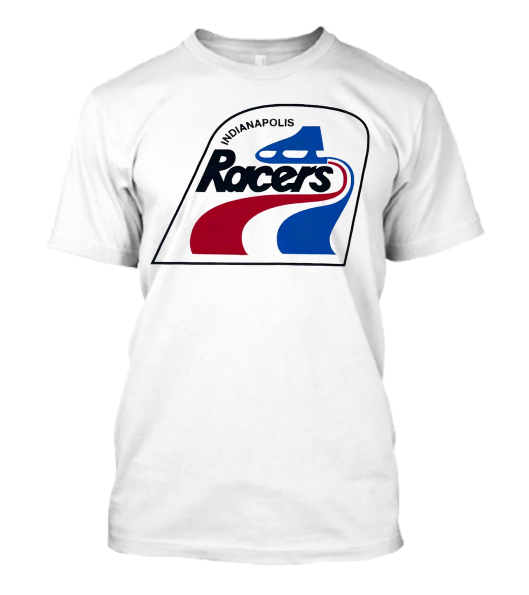 Indianapolis Racers Logo World Hockey Association T-Shirt