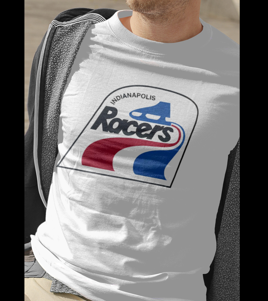 Indianapolis Racers Logo World Hockey Association T-Shirt