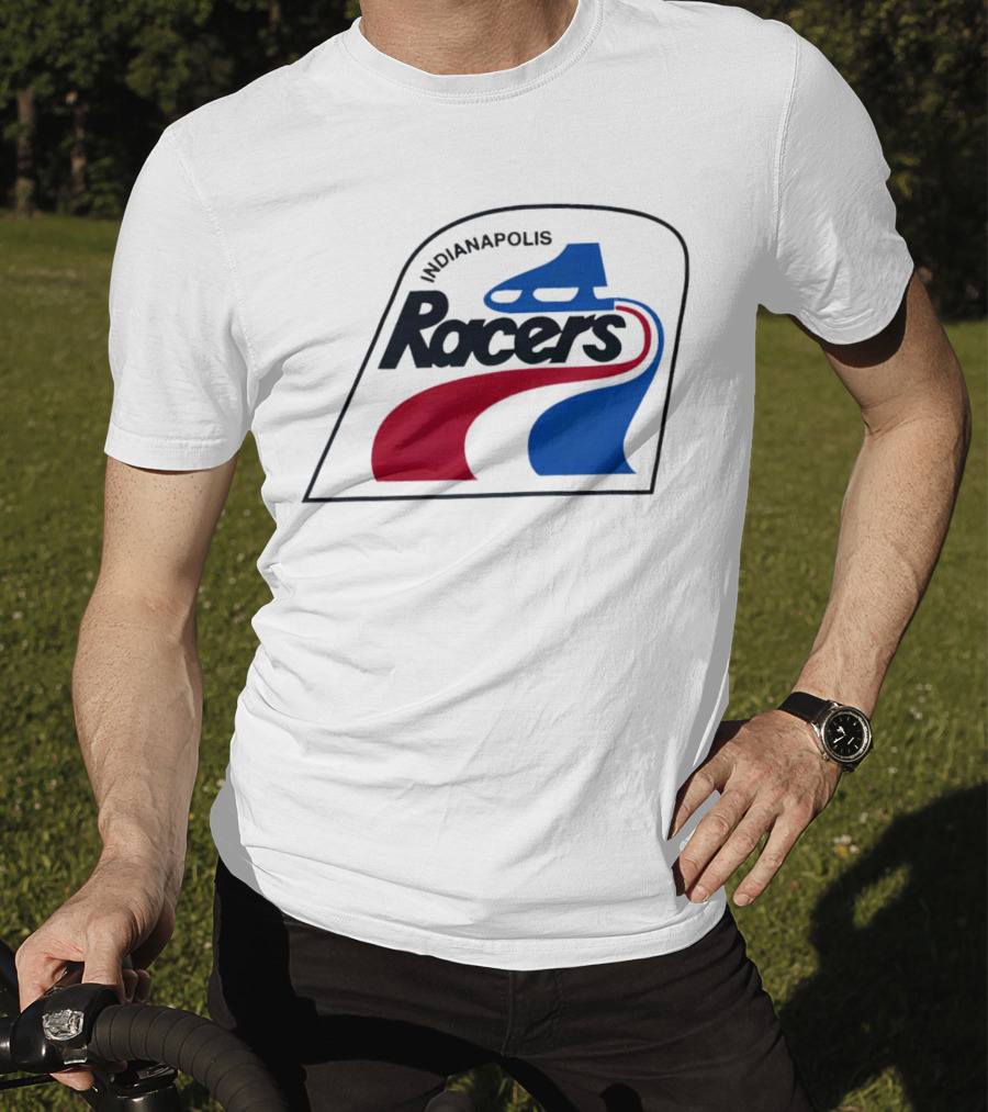 Indianapolis Racers Logo World Hockey Association T-Shirt