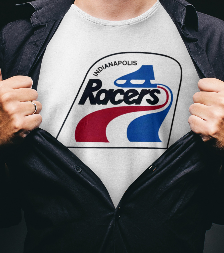 Indianapolis Racers Logo World Hockey Association T-Shirt
