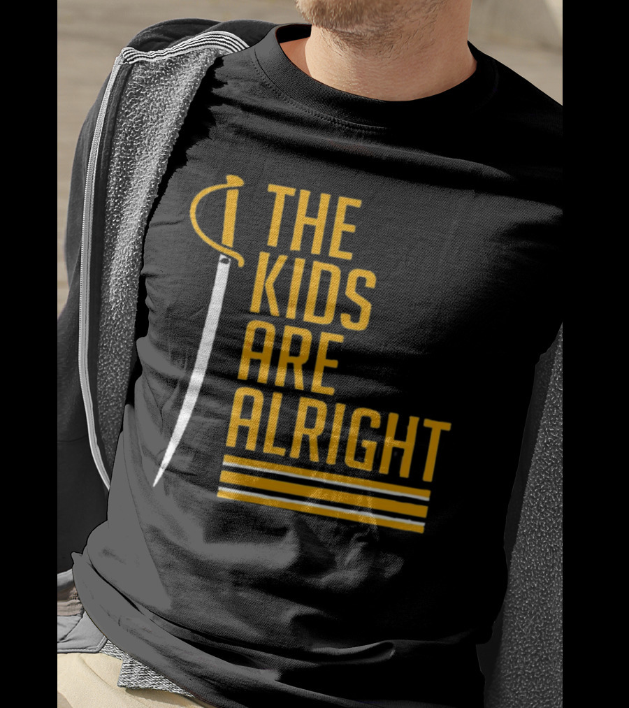 The Kids Are Alright Buffalo Sabres Sword And Stripe T-Shirt