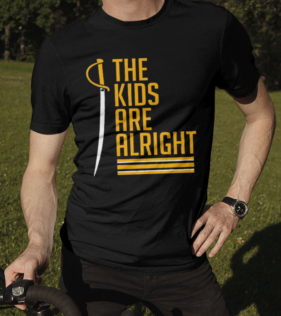 The Kids Are Alright Buffalo Sabres Sword And Stripe T-Shirt