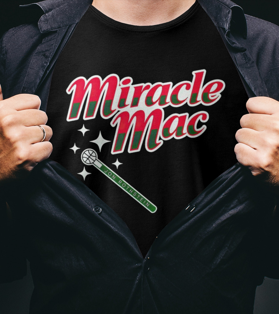 Jon Rothstein Miracle Mac Magic Basketball Stars T-Shirt