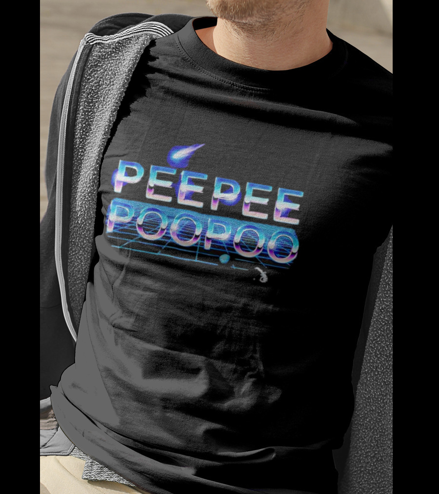 Peepeepoopoo Vaporwave Aesthetic Retro Synthwave T-Shirt