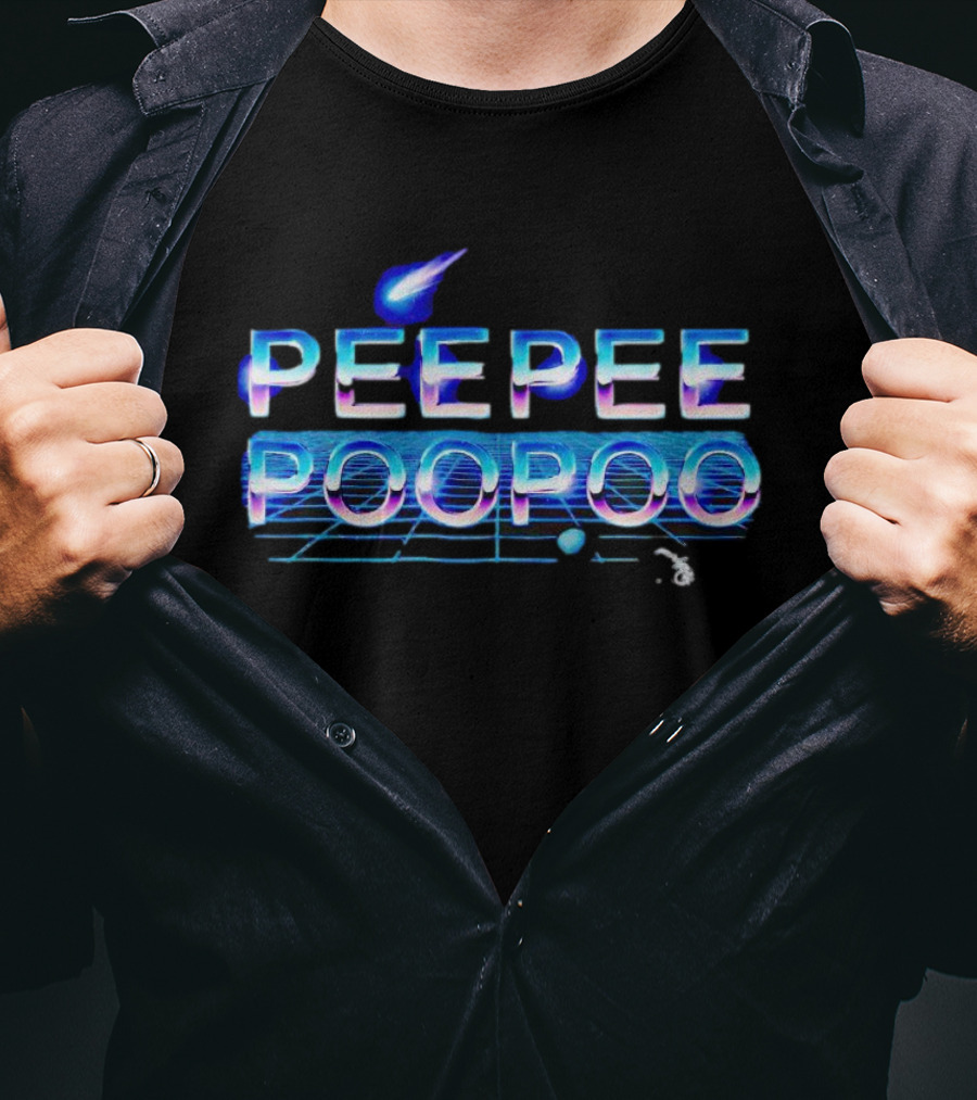 Peepeepoopoo Vaporwave Aesthetic Retro Synthwave T-Shirt