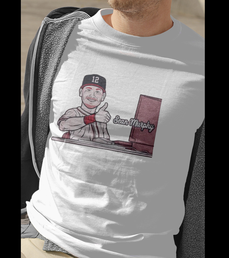 Sean Murphy Thumbs Up Baseball Player 12 Computer Desk T-Shirt