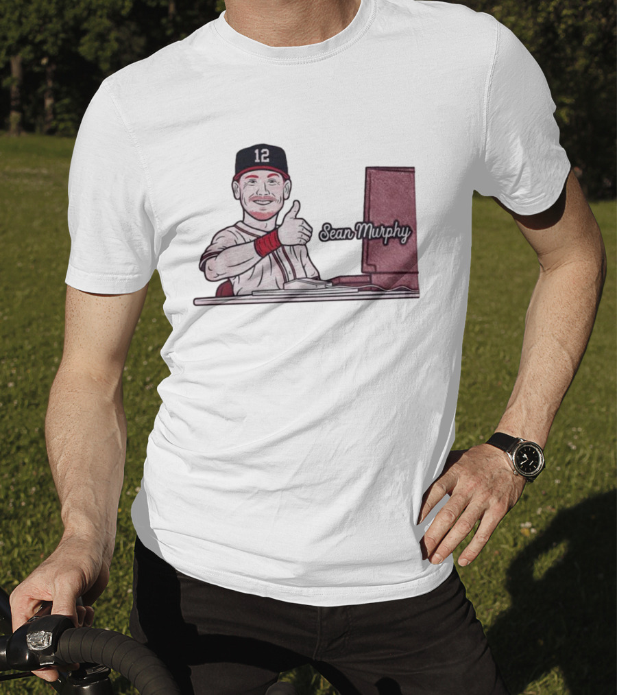 Sean Murphy Thumbs Up Baseball Player 12 Computer Desk T-Shirt